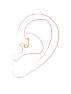 CRYSTALIZED SHINE Titan Piercing Gold -Günstiges Kette Geschäft PT0003G.1 510x680 2