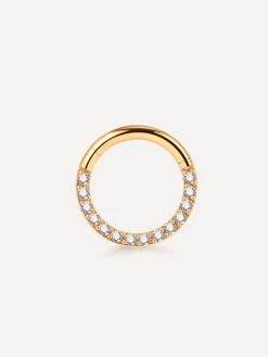 Single Glow Titan Piercing Gold