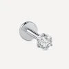 Heart Spark Titan Piercing Silber -Günstiges Kette Geschäft PT0013S.1 510x680 1