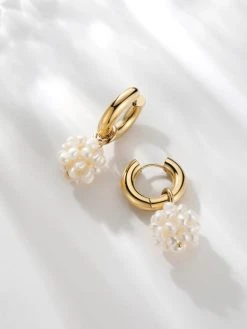 Unique OHRRINGE SILBER -Günstiges Kette Geschäft Pearlescent Shine OHRRINGE 510x680 2