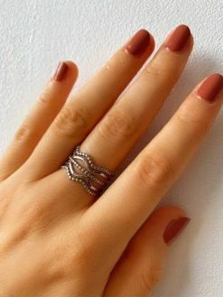 Ripple Ring Silber -Günstiges Kette Geschäft RE0060S.1 510x680 1