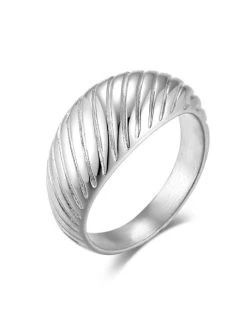Trace Ring Silber
