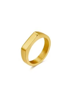 Flat Top Ring Gold
