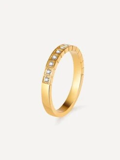 Magic Cube Ring Gold