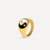 Yin And Yang Ring Gold -Günstiges Kette Geschäft RE0108G.2jpg 510x680 1