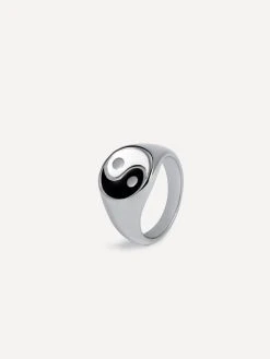 Yin And Yang Ring Silber