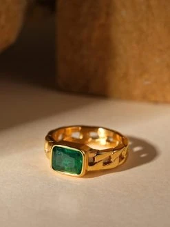 Vitality Ring Gold -Günstiges Kette Geschäft RE0109G.3 510x680 1