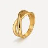 Crossing Path Ring Gold -Günstiges Kette Geschäft RE0110G.2jpg 510x680 1