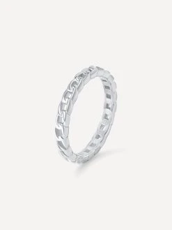 Fine Bond Ring Silber