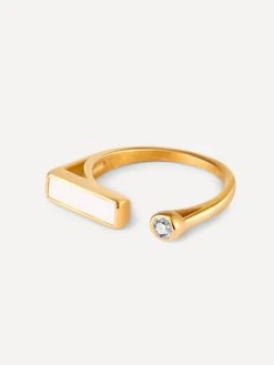 Leap Shine Ring Gold -Günstiges Kette Geschäft RE0161G.2 1 510x680 1