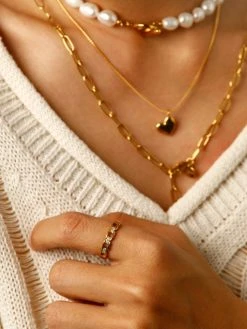 Twinkle Twinkle Ring Gold -Günstiges Kette Geschäft RE0168G.3 510x680 1