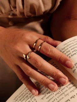 Premium Ring Gold -Günstiges Kette Geschäft RE0182G.4 510x680 2