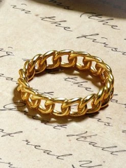 Interlocking Ring Gold -Günstiges Kette Geschäft RE0183 510x680 1