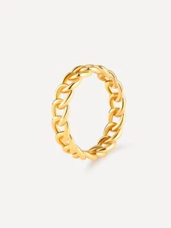 Interlocking Ring Gold