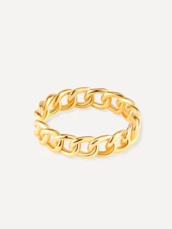 Interlocking Ring Gold -Günstiges Kette Geschäft RE0183G.2 510x680 1
