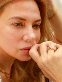 Concentration Ring Gold -Günstiges Kette Geschäft RE0185G.5 510x680 1