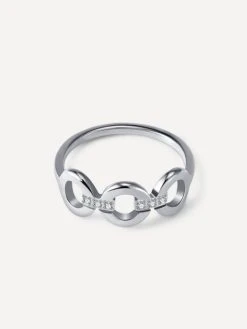Concentration Ring Silber