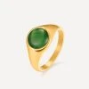 Vintage Green Ring Gold -Günstiges Kette Geschäft RE0187G.1 510x680 1