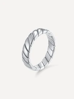 Infinite Loop Ring Silber