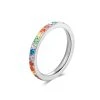 Rainbow Shine Ring Silber -Günstiges Kette Geschäft Re0085S 510x680 1
