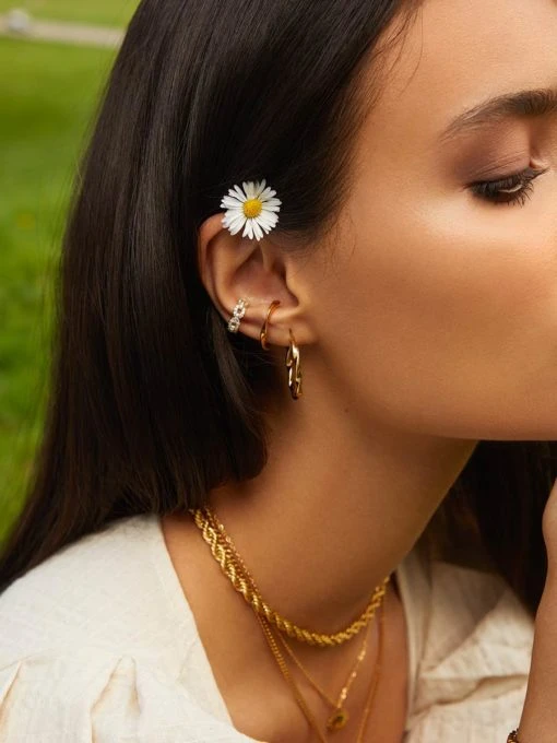 Twisted Hoop Ohrringe 13 Twisted Hoop Ohrringe – Bild 11