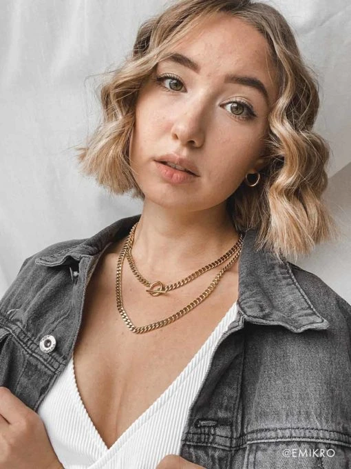 CHUNKY KETTE GOLD 12 CHUNKY KETTE GOLD – Bild 10