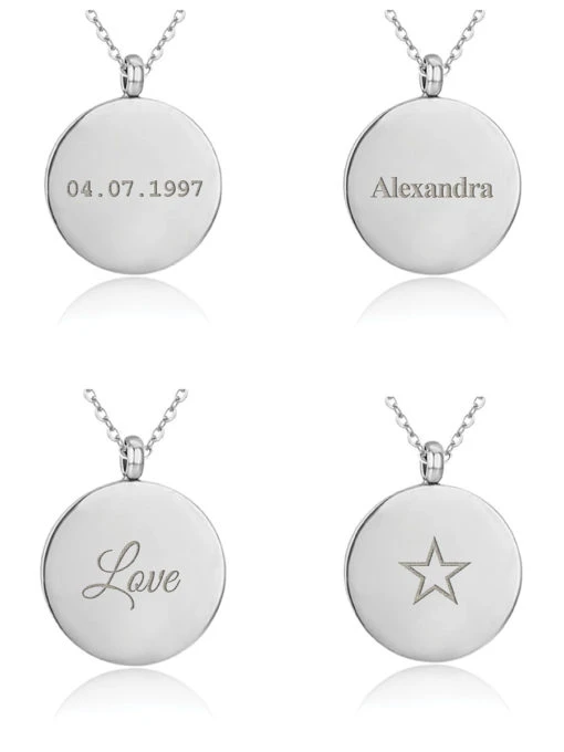 Pure Kette Silber – Engravable 4 Pure Kette Silber – Engravable – Bild 2